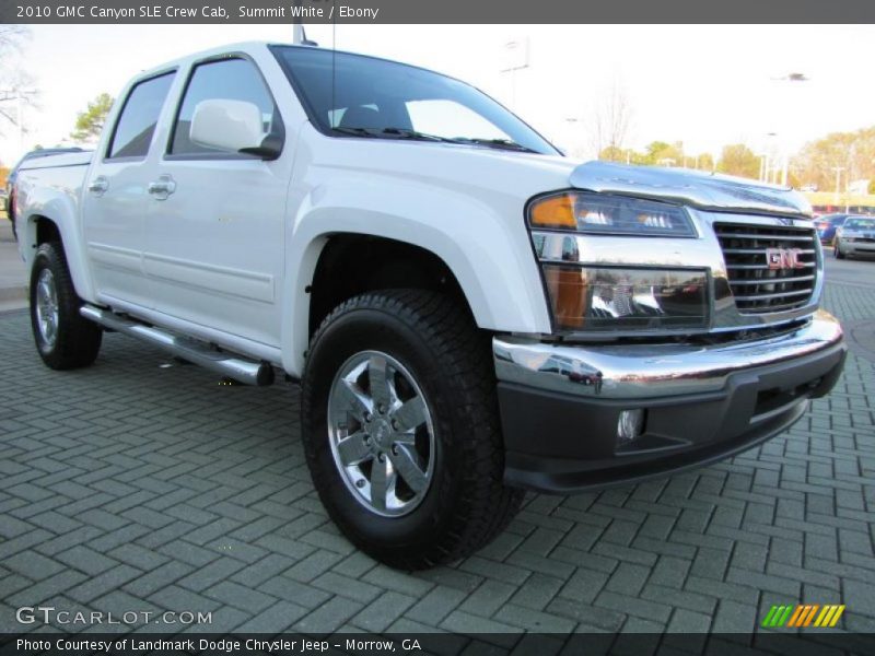 Summit White / Ebony 2010 GMC Canyon SLE Crew Cab