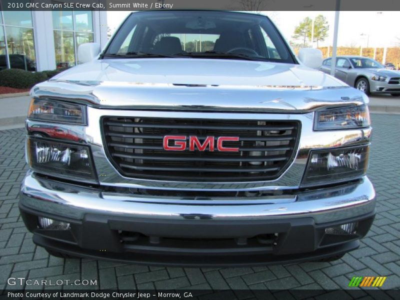 Summit White / Ebony 2010 GMC Canyon SLE Crew Cab