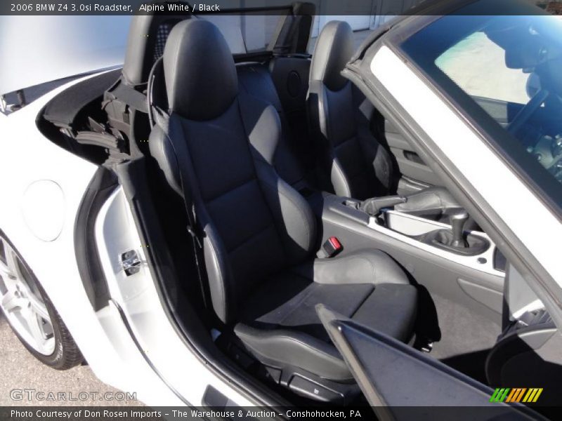 Alpine White / Black 2006 BMW Z4 3.0si Roadster