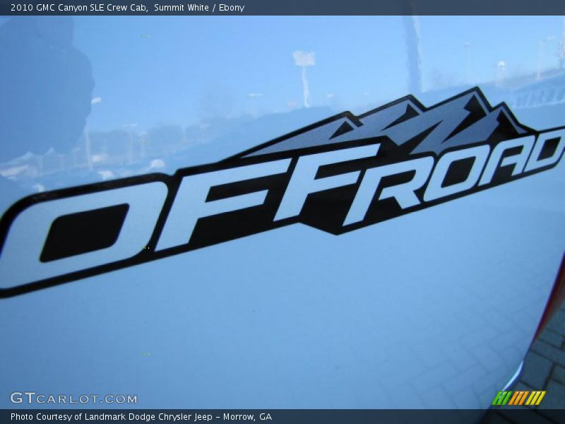 Summit White / Ebony 2010 GMC Canyon SLE Crew Cab