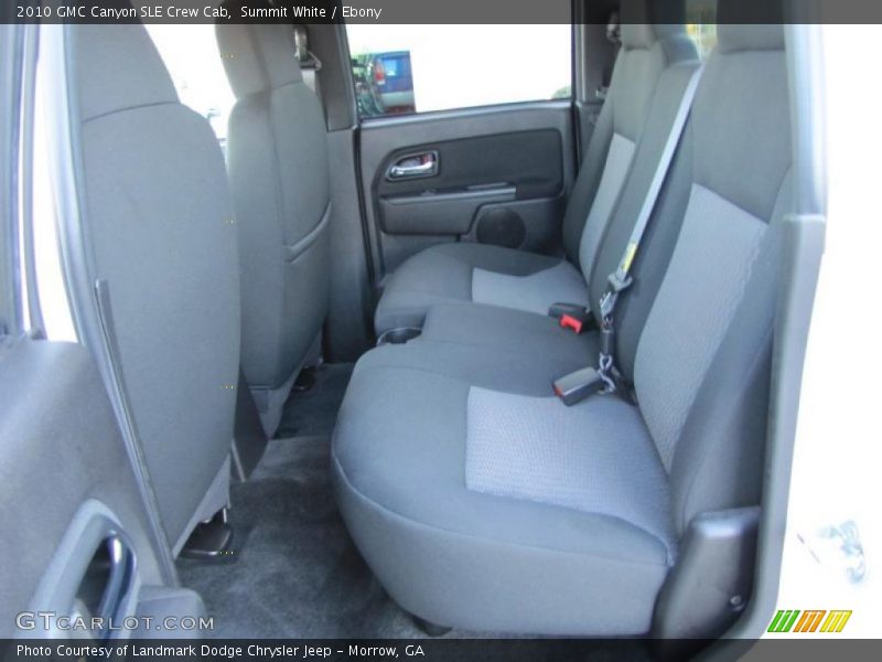  2010 Canyon SLE Crew Cab Ebony Interior