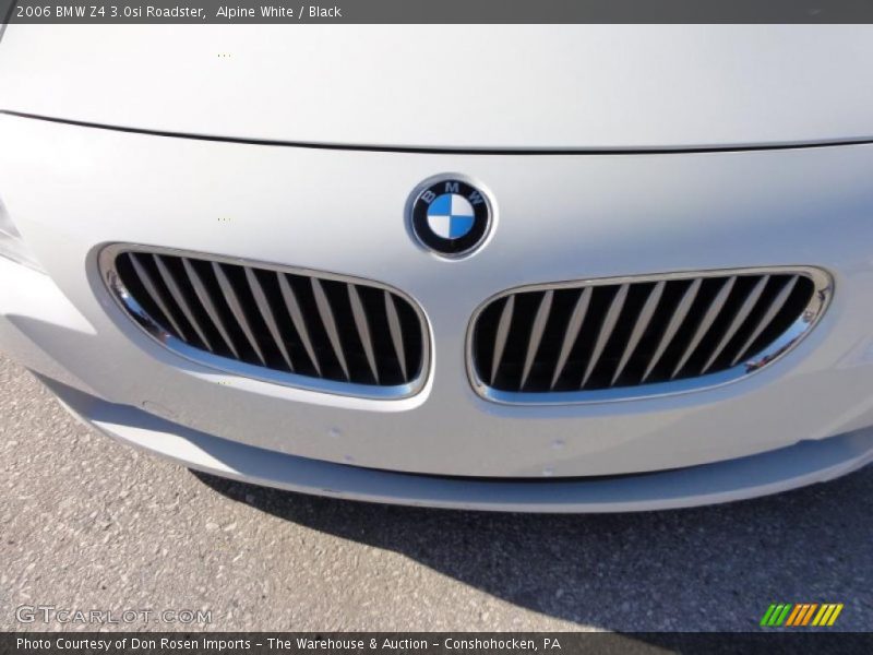 Alpine White / Black 2006 BMW Z4 3.0si Roadster
