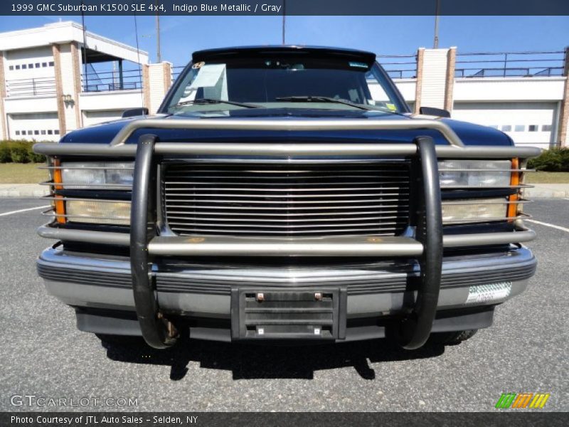 Indigo Blue Metallic / Gray 1999 GMC Suburban K1500 SLE 4x4