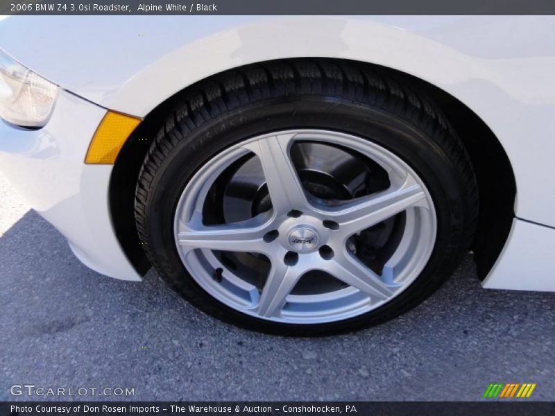 Alpine White / Black 2006 BMW Z4 3.0si Roadster