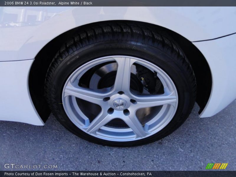 Alpine White / Black 2006 BMW Z4 3.0si Roadster