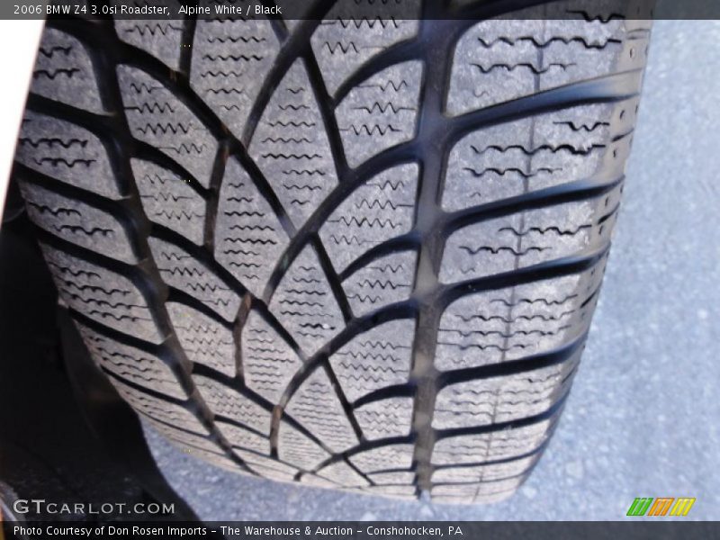Alpine White / Black 2006 BMW Z4 3.0si Roadster