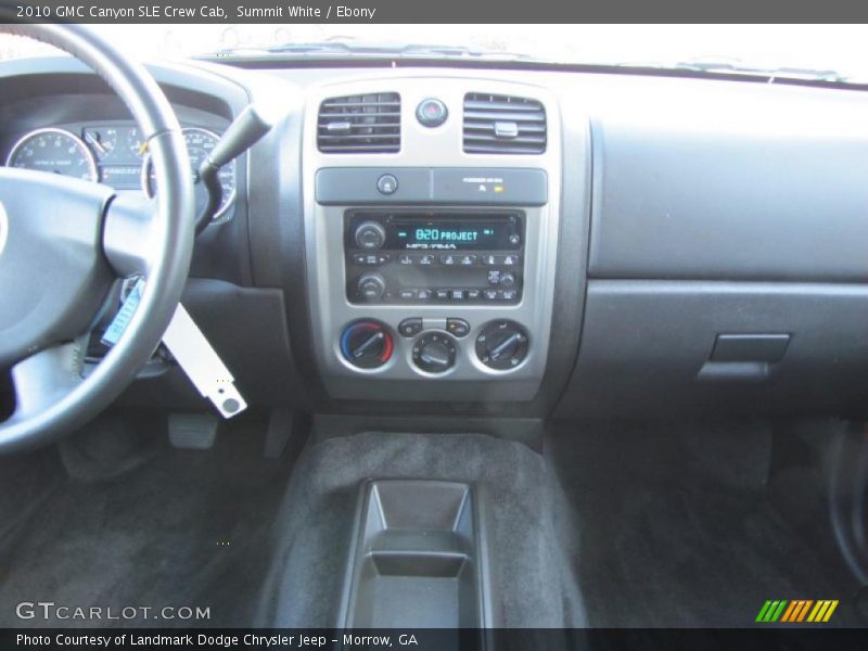 Summit White / Ebony 2010 GMC Canyon SLE Crew Cab