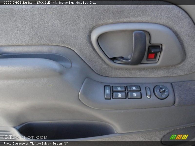 Indigo Blue Metallic / Gray 1999 GMC Suburban K1500 SLE 4x4