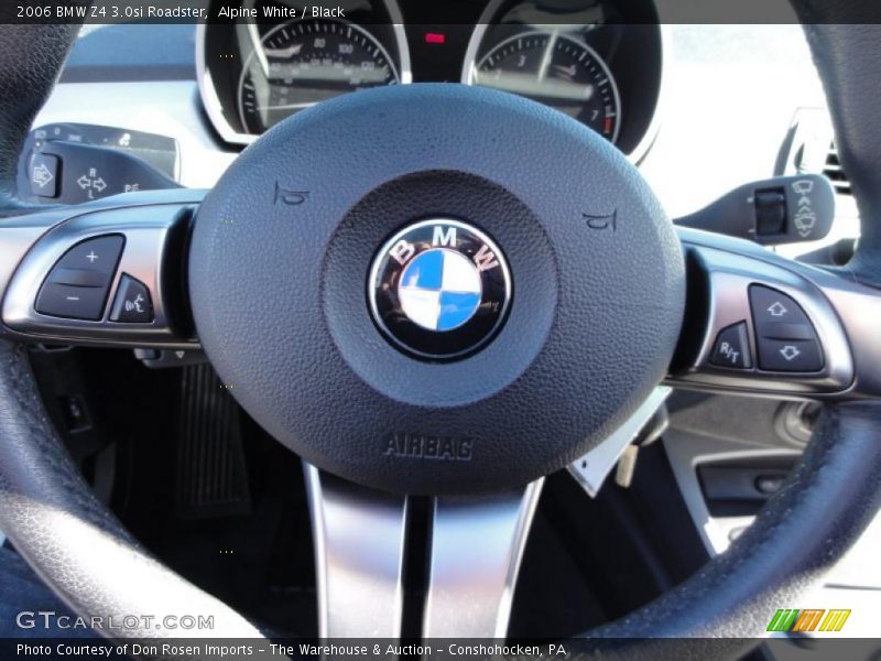 Alpine White / Black 2006 BMW Z4 3.0si Roadster