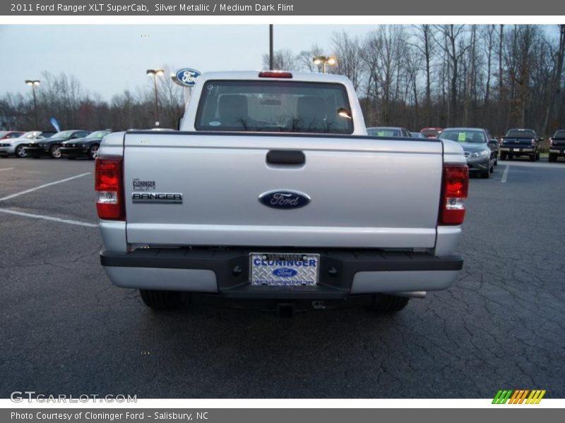 Silver Metallic / Medium Dark Flint 2011 Ford Ranger XLT SuperCab
