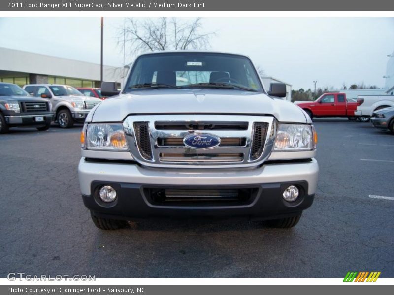 Silver Metallic / Medium Dark Flint 2011 Ford Ranger XLT SuperCab