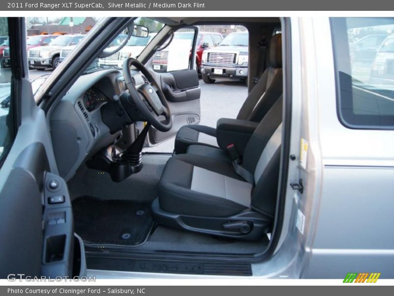  2011 Ranger XLT SuperCab Medium Dark Flint Interior