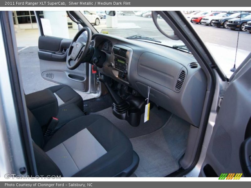  2011 Ranger XLT SuperCab Medium Dark Flint Interior