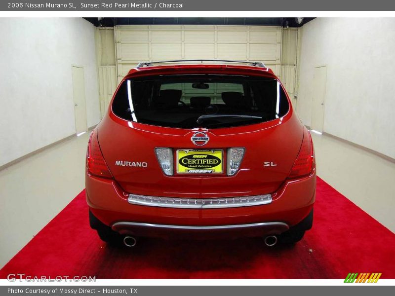 Sunset Red Pearl Metallic / Charcoal 2006 Nissan Murano SL