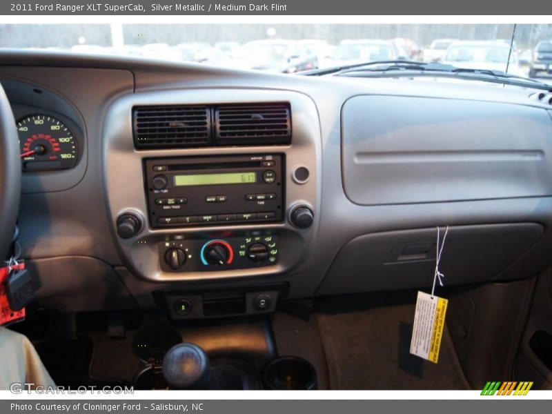 Silver Metallic / Medium Dark Flint 2011 Ford Ranger XLT SuperCab