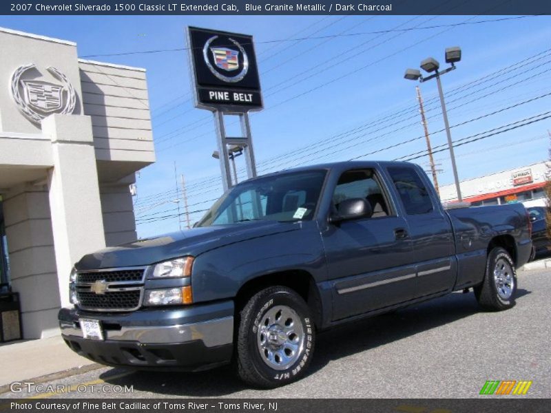 Blue Granite Metallic / Dark Charcoal 2007 Chevrolet Silverado 1500 Classic LT Extended Cab
