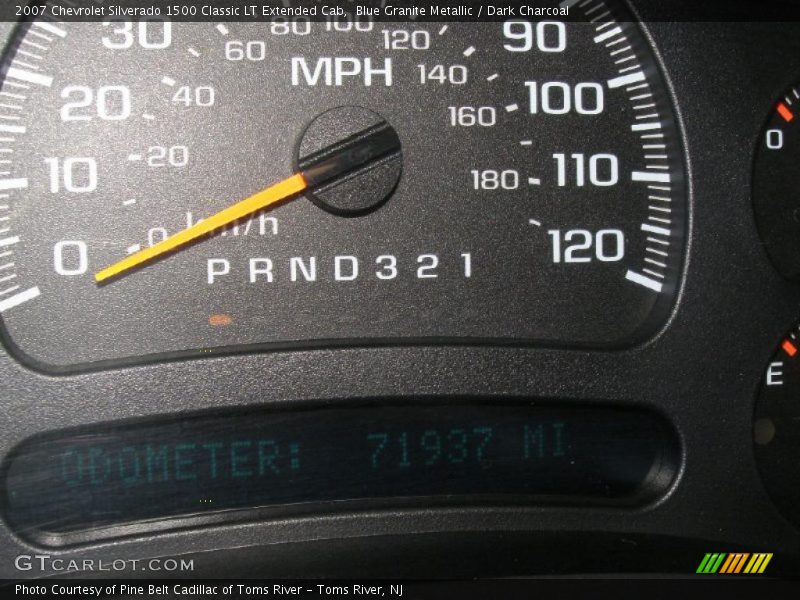 Blue Granite Metallic / Dark Charcoal 2007 Chevrolet Silverado 1500 Classic LT Extended Cab