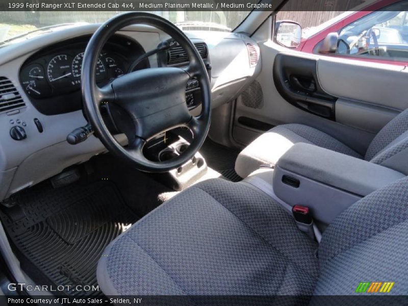 Medium Graphite Interior - 1999 Ranger XLT Extended Cab 4x4 