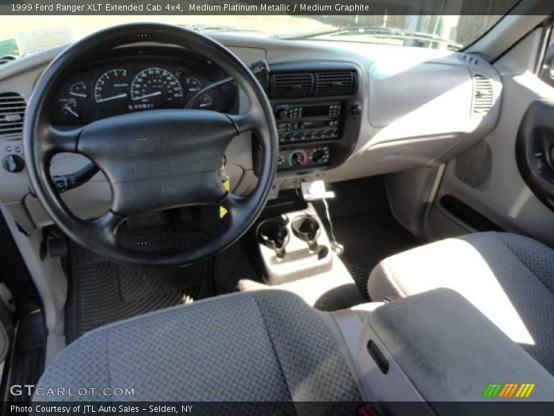  1999 Ranger XLT Extended Cab 4x4 Medium Graphite Interior