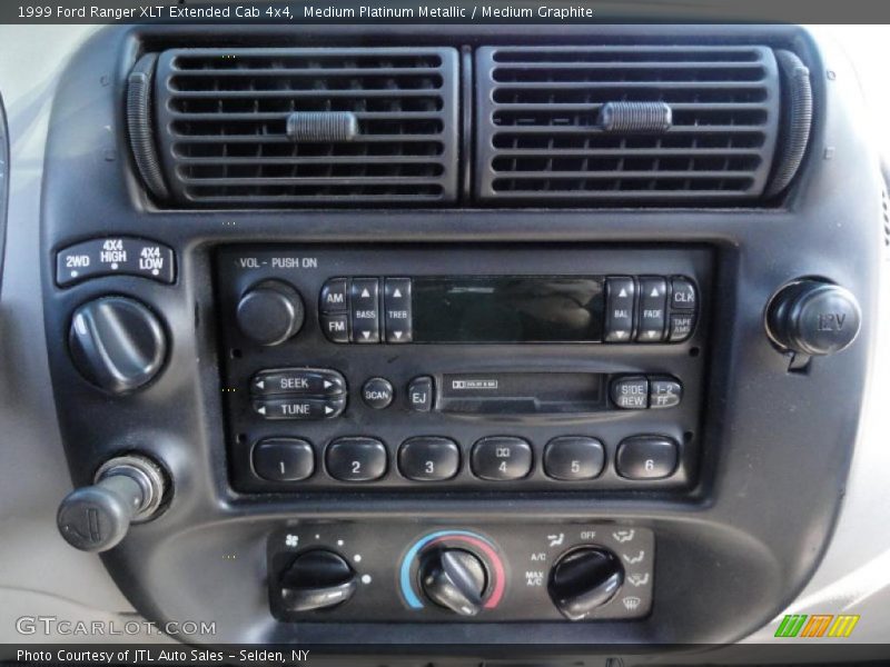 Controls of 1999 Ranger XLT Extended Cab 4x4