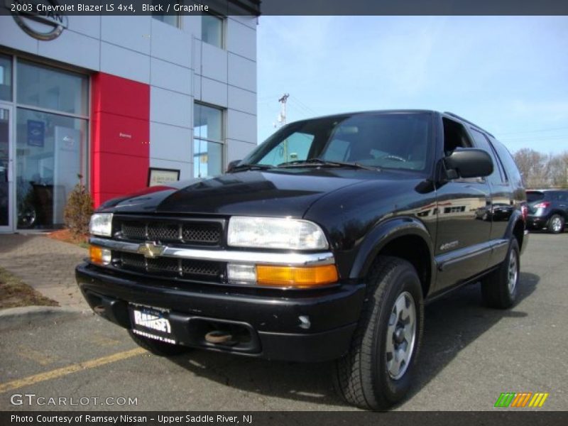 Black / Graphite 2003 Chevrolet Blazer LS 4x4