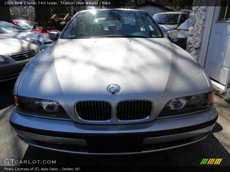 Titanium Silver Metallic / Black 2000 BMW 5 Series 540i Sedan