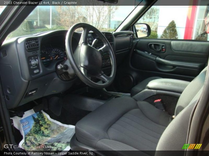 Black / Graphite 2003 Chevrolet Blazer LS 4x4
