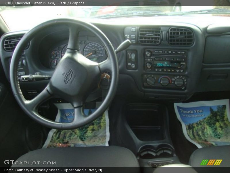 Black / Graphite 2003 Chevrolet Blazer LS 4x4