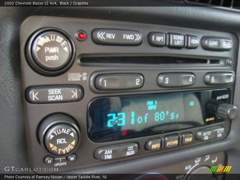 Black / Graphite 2003 Chevrolet Blazer LS 4x4