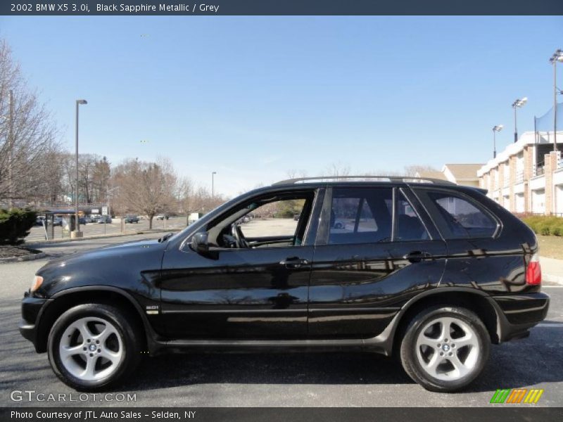 Black Sapphire Metallic / Grey 2002 BMW X5 3.0i