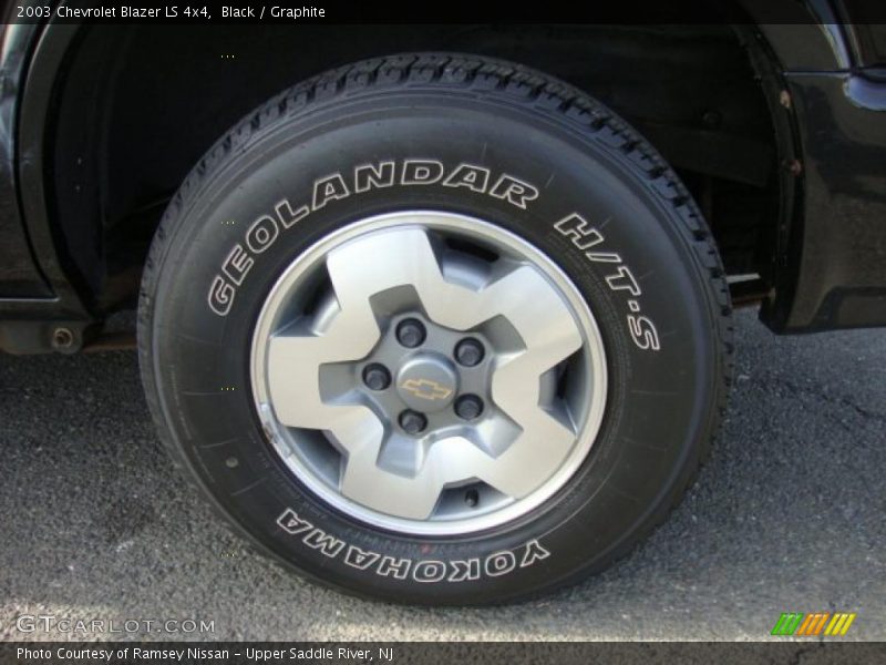 Black / Graphite 2003 Chevrolet Blazer LS 4x4