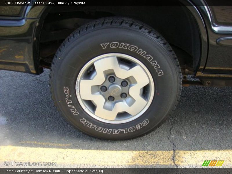 Black / Graphite 2003 Chevrolet Blazer LS 4x4