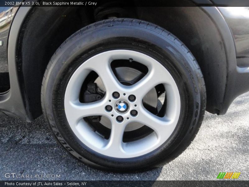 Black Sapphire Metallic / Grey 2002 BMW X5 3.0i