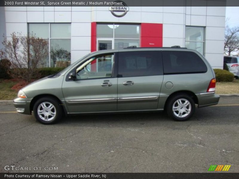 Spruce Green Metallic / Medium Parchment 2003 Ford Windstar SE