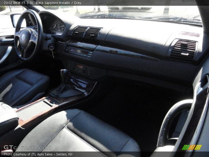 Black Sapphire Metallic / Grey 2002 BMW X5 3.0i