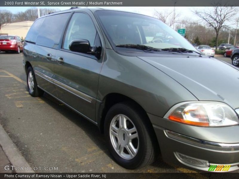 Spruce Green Metallic / Medium Parchment 2003 Ford Windstar SE