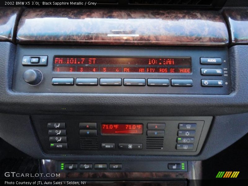 Black Sapphire Metallic / Grey 2002 BMW X5 3.0i