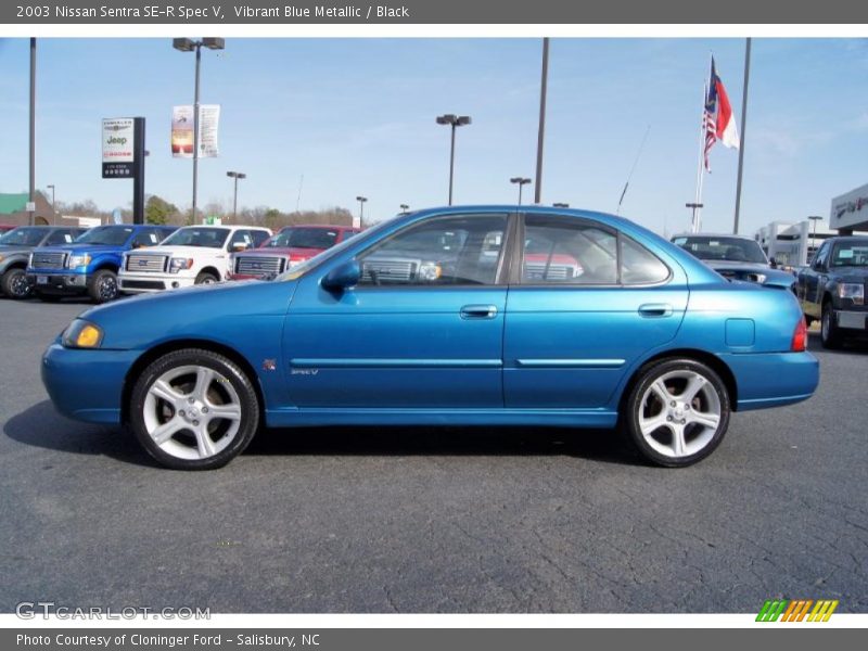  2003 Sentra SE-R Spec V Vibrant Blue Metallic