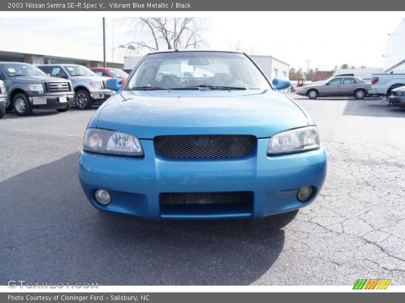 Vibrant Blue Metallic / Black 2003 Nissan Sentra SE-R Spec V