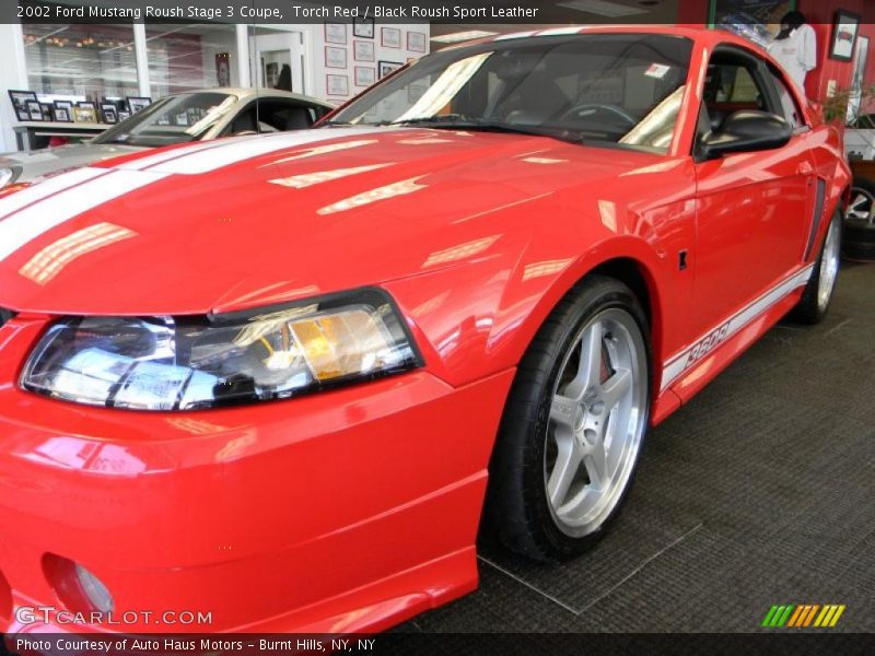 Torch Red / Black Roush Sport Leather 2002 Ford Mustang Roush Stage 3 Coupe