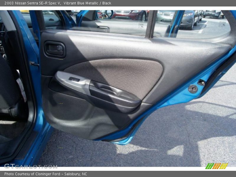 Vibrant Blue Metallic / Black 2003 Nissan Sentra SE-R Spec V