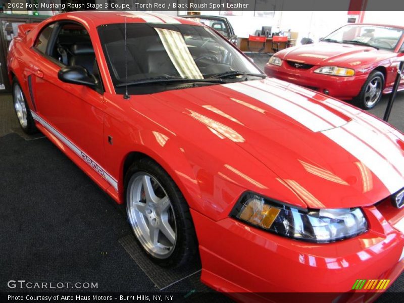 Torch Red / Black Roush Sport Leather 2002 Ford Mustang Roush Stage 3 Coupe