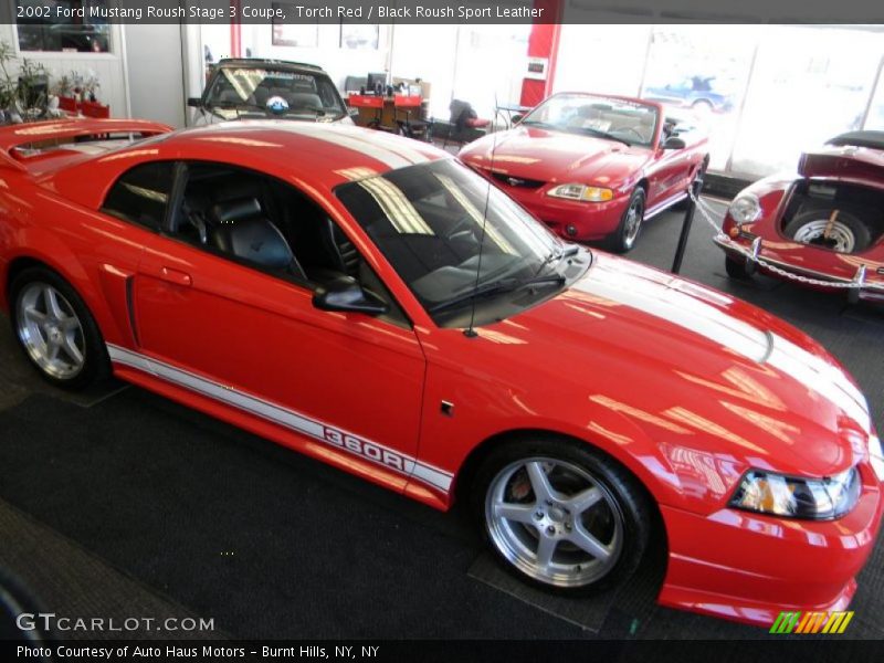 Torch Red / Black Roush Sport Leather 2002 Ford Mustang Roush Stage 3 Coupe