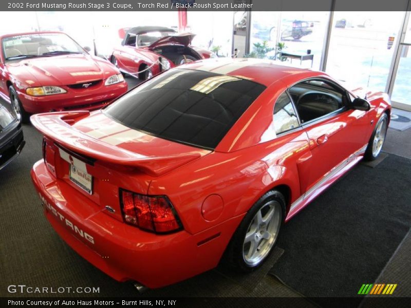 Torch Red / Black Roush Sport Leather 2002 Ford Mustang Roush Stage 3 Coupe