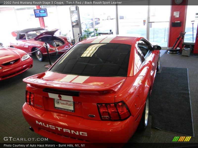 Torch Red / Black Roush Sport Leather 2002 Ford Mustang Roush Stage 3 Coupe