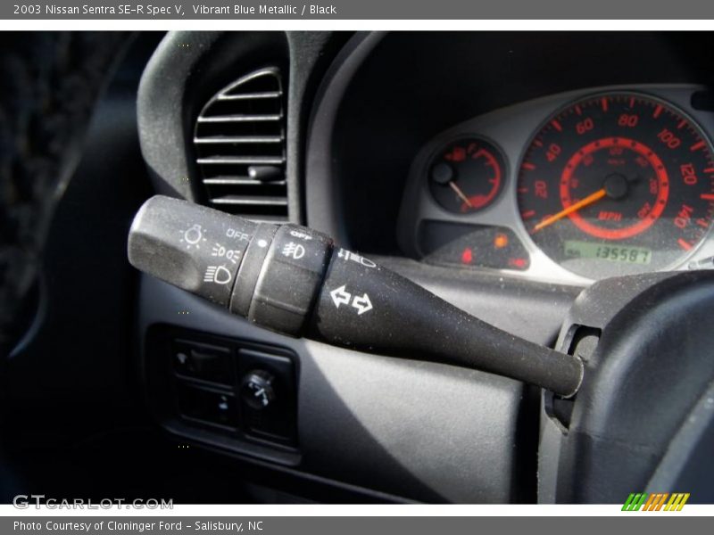 Vibrant Blue Metallic / Black 2003 Nissan Sentra SE-R Spec V