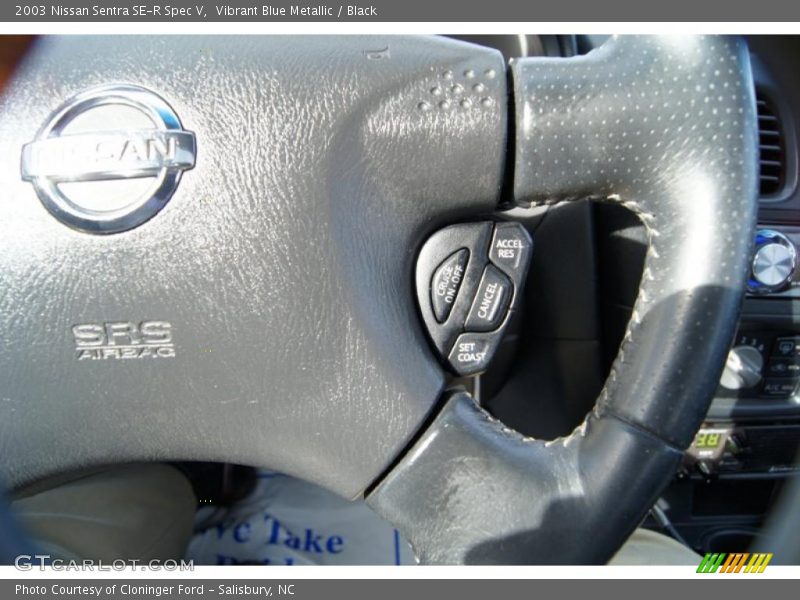 Vibrant Blue Metallic / Black 2003 Nissan Sentra SE-R Spec V
