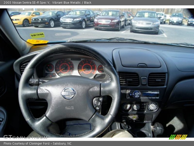 Vibrant Blue Metallic / Black 2003 Nissan Sentra SE-R Spec V