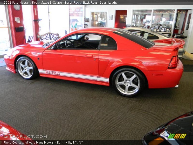 Torch Red / Black Roush Sport Leather 2002 Ford Mustang Roush Stage 3 Coupe