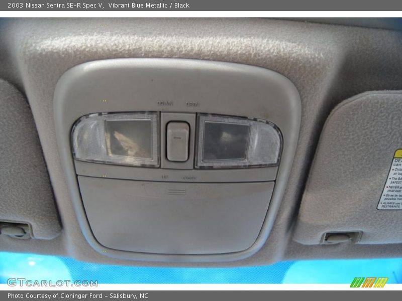 Vibrant Blue Metallic / Black 2003 Nissan Sentra SE-R Spec V